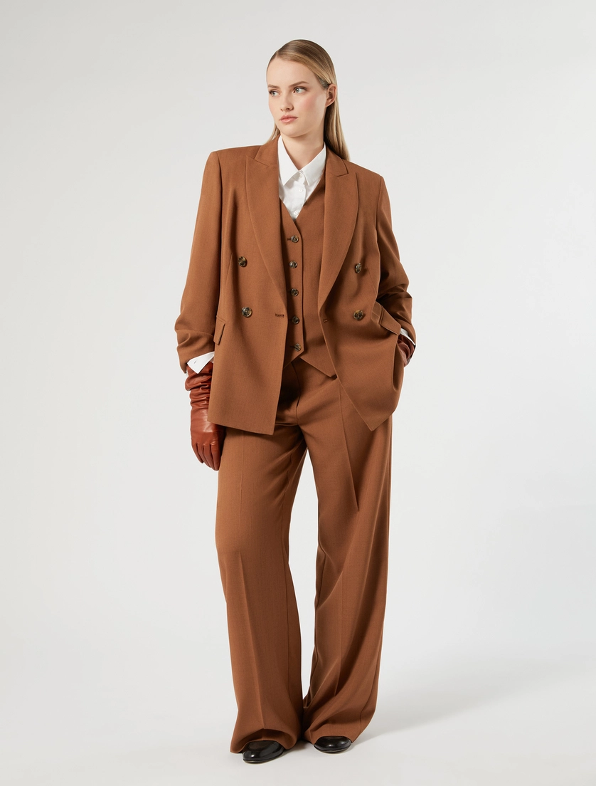 Structured Oversized Wool Blazer